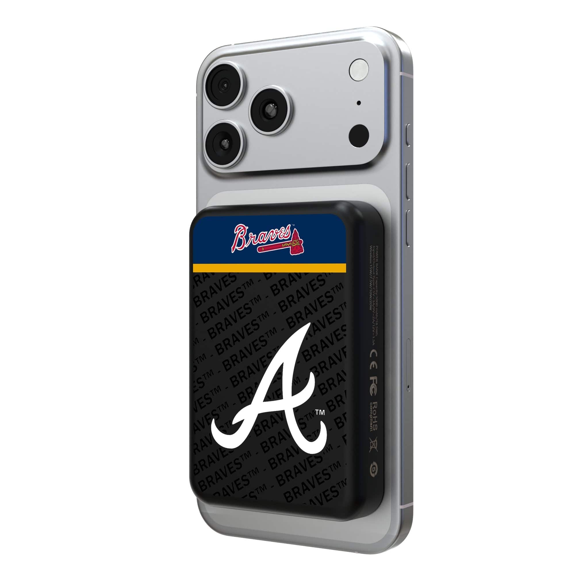 Photos - Power bank Atlanta Keyscaper -  Braves Endzone Plus Wireless  - Multicolor 4495136 