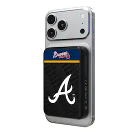 Keyscaper - Atlanta Braves Endzone Plus Wireless Power Bank - Multicolor