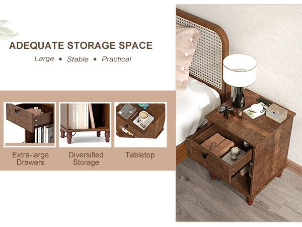 ADEQUATE STORAGE SPACE  
Large • Stable • Practical  

Extra-large Drawers  
Diversified Storage  
Tabletop