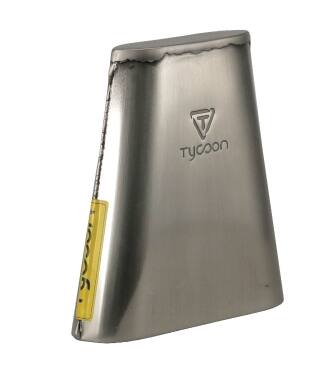 Front. Tycoon Percussion - 7" Hand Bell, Crafted from Steel.