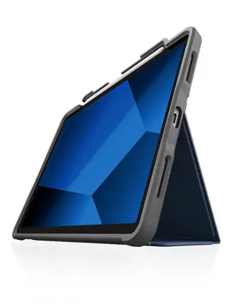 Alt View 11. STM - Dux Plus, Ultra Protective Case for iPad Air 4th gen - (stm-222-286JT-03) - Midnight Blue.