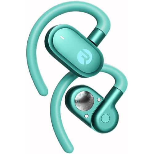 Raycon - Fitness Open Ear True Wireless Bluetooth Earbuds with Hook Design, IPX5 Water Resistant, 40-Hour Battery (Mint)