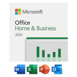 Microsoft - Office Home & Business 2024 (PC/Mac) EP2-06610 | Software Key Card - Windows, Mac OS