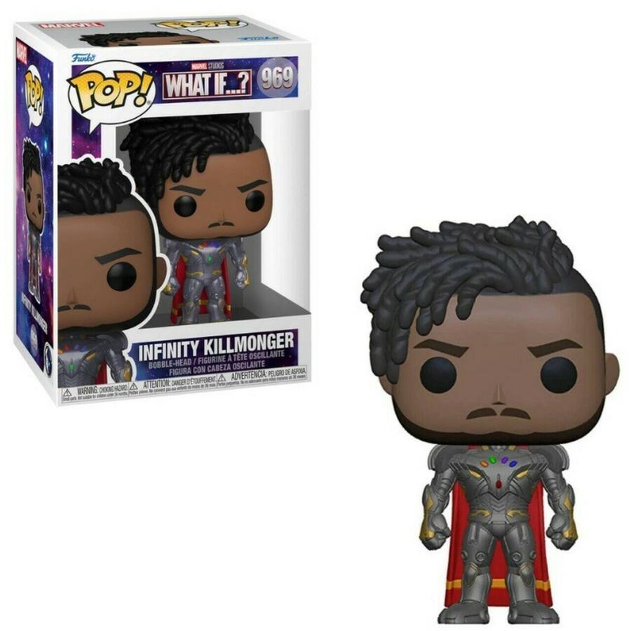 Infinity Killmonger Marvel What If? Infinity Killmonger Funko Pop! Vinyl Figure #969 Black ...
