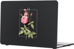 SaharaCase - Hybrid-Flex Arts Case for Apple MacBook Pro 14" Laptops - Black - Front_Zoom