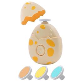 Cluzine - Baby Electric Nail File, 3 Replaceable Heads, Low Noise, for 0+ Months & Adults