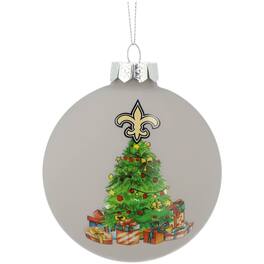 The Memory Company - New Orleans Saints Tree Frosted Ball Ornament - Multicolor