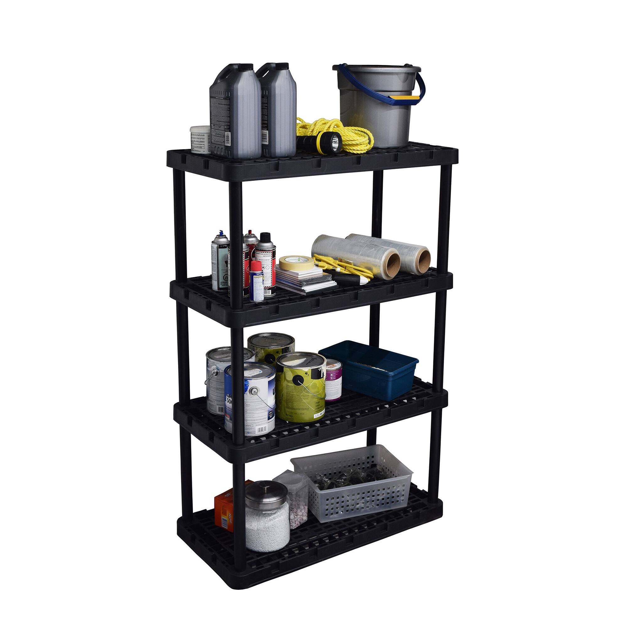 Alt View 8. Gracious Living - Gracious Living Ventilated Heavy Duty Storage Unit, Black - Black.