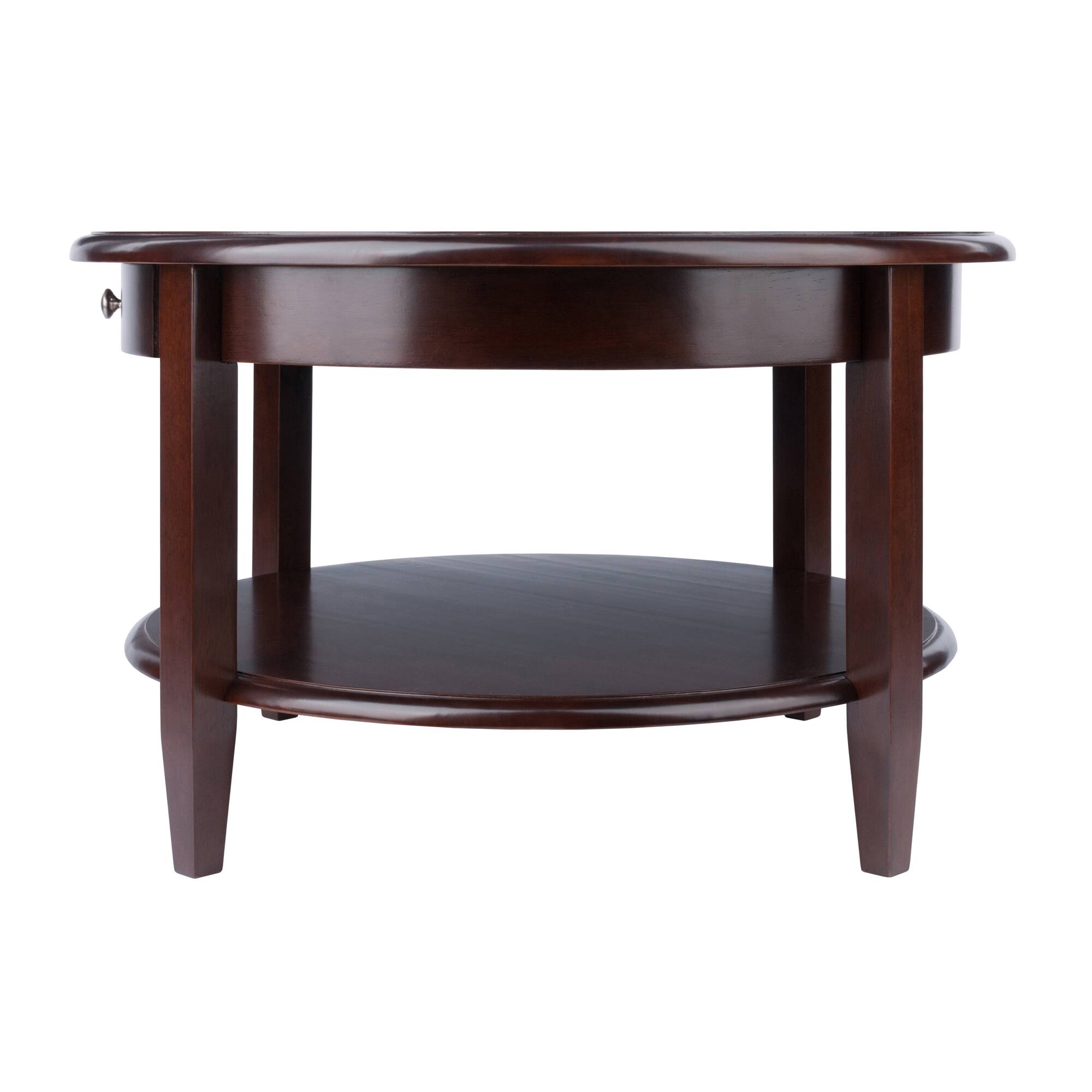 Alt View 4. Winsome Wood - Concord Round Coffee Table - Walnut.