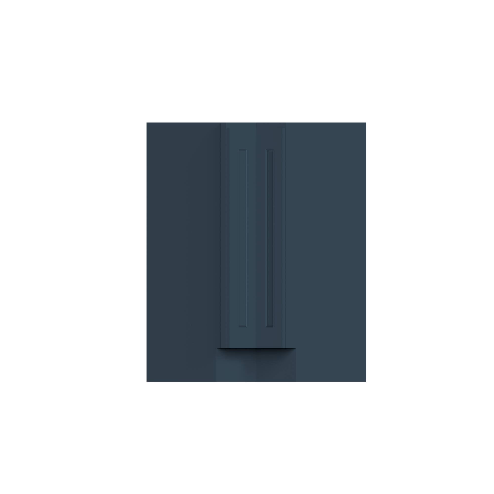 Alt View 1. Boyel Living - 33-in W x 34.5-in H x 24-in D Shaker RTA Kitchen Lazy Susan Corner Base Cabinet with Soft-Close - Charcoal Blue.