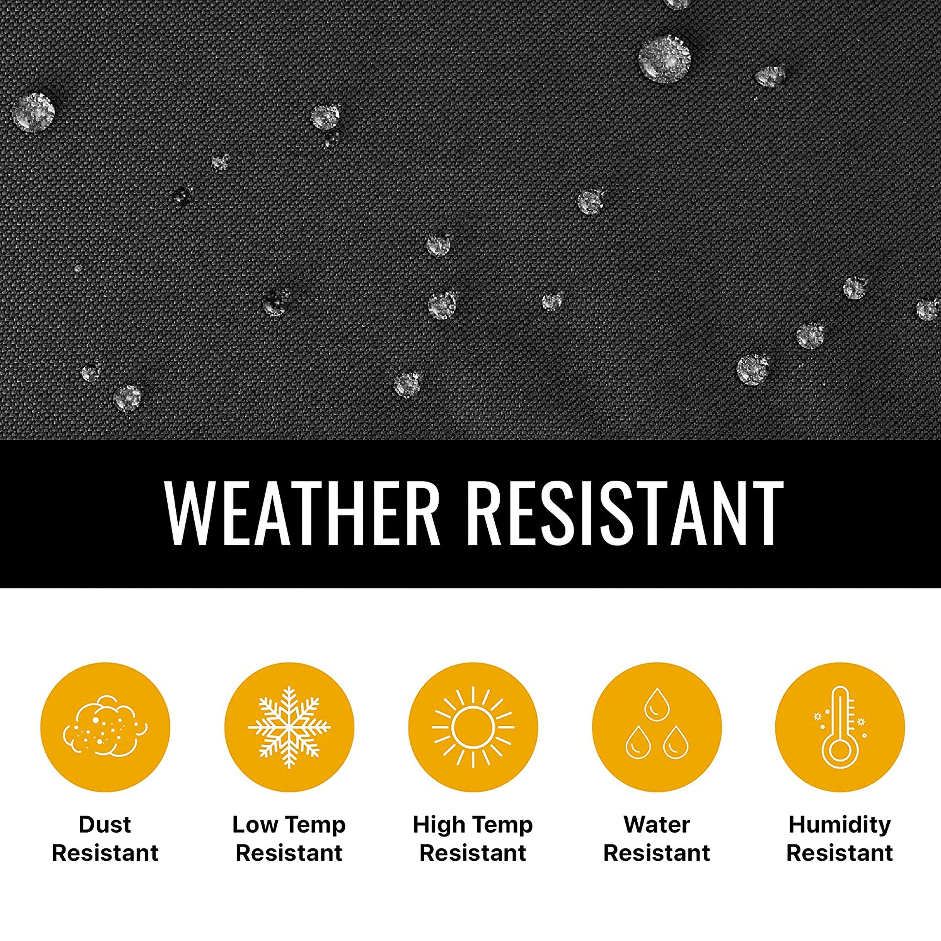WEATHER RESISTANT

- Dust Resistant
- Low Temp Resistant
- High Temp Resistant
- Water Resistant
- Humidity Resistant