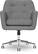 Front. Serta - Ashland Memory Foam & Twill Fabric Home Office Chair - Gray.