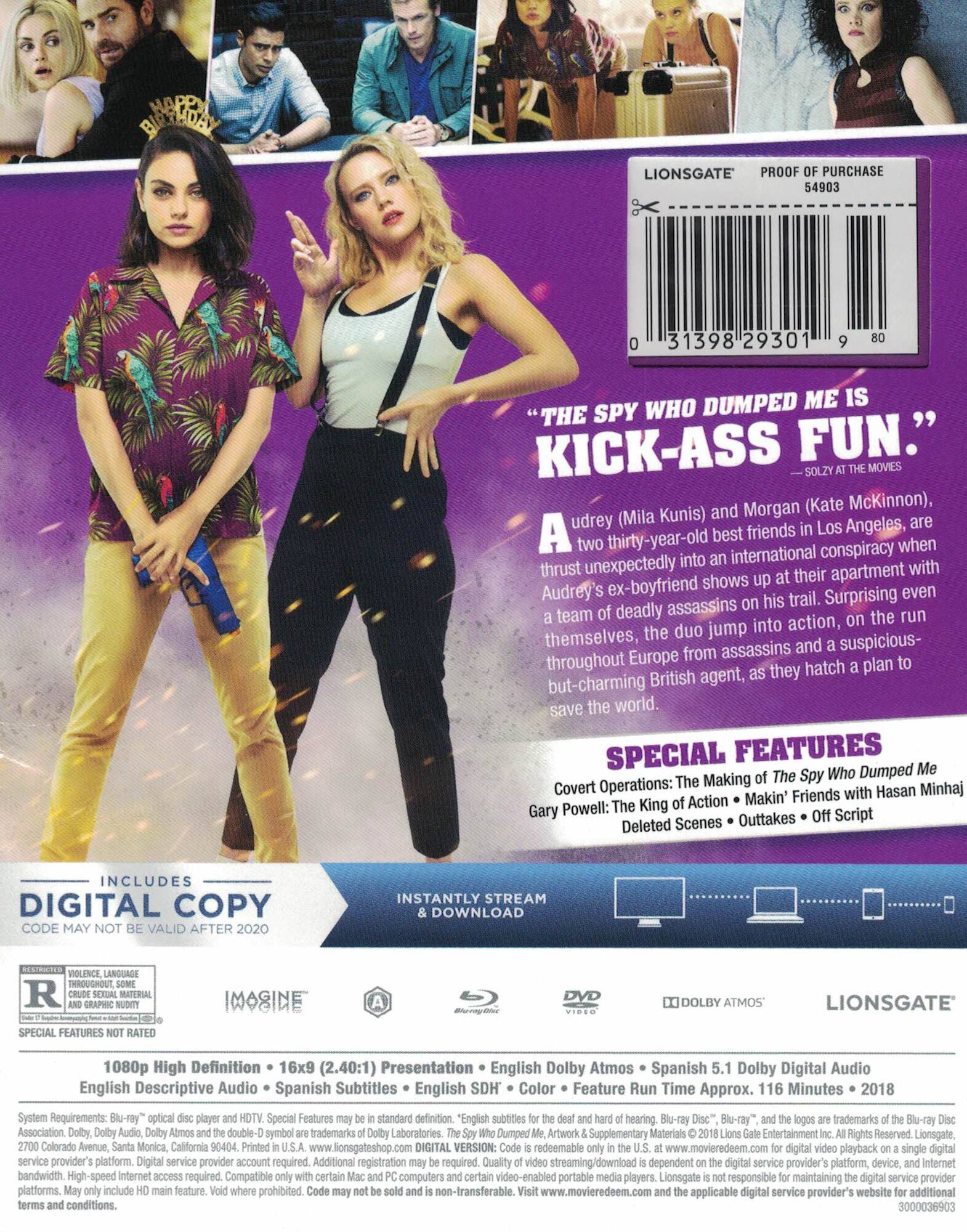 Alt View 1. The Spy Who Dumped Me   - BLU-RAY.