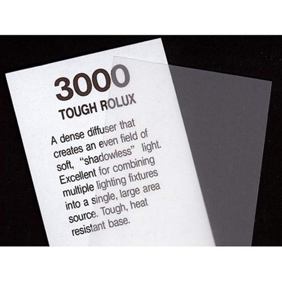 Rosco - Cinegel Tough Rolux, 20x24" Sheet of Light Diffusing Material