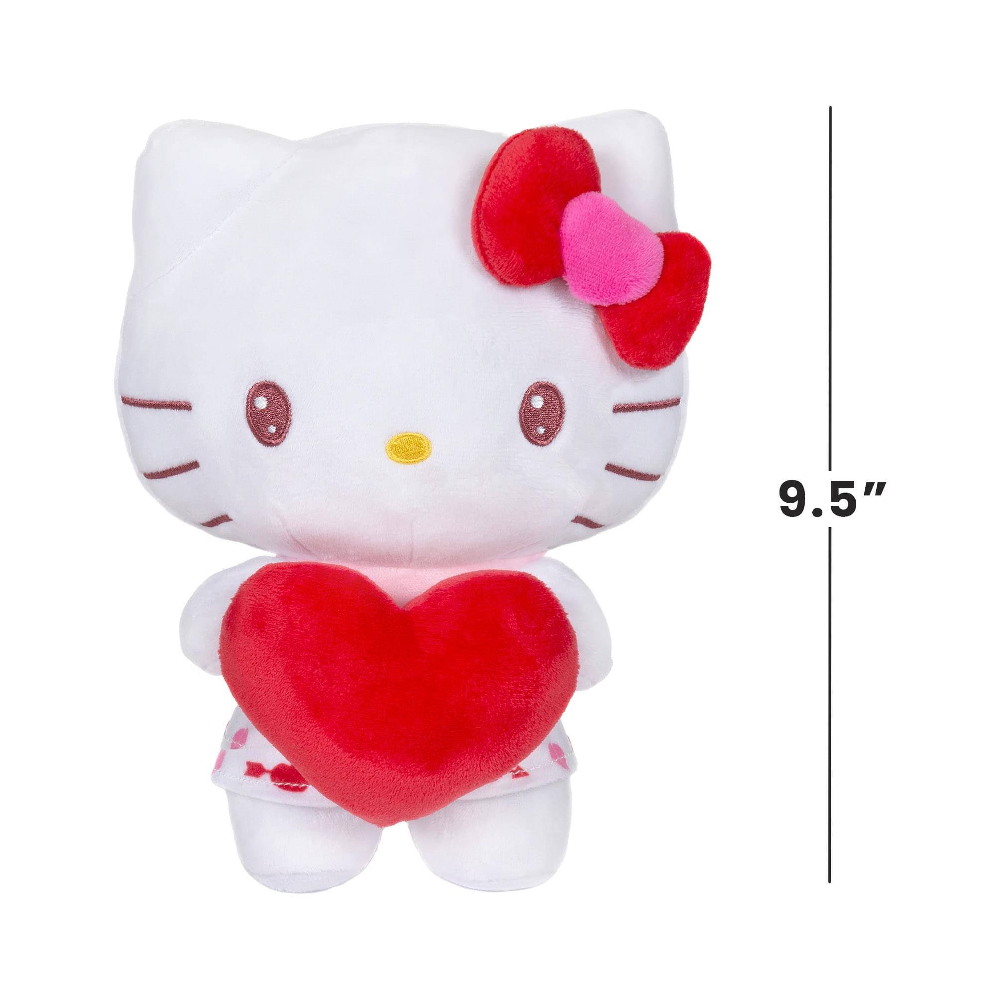 Alt View 2. Hello Kitty - Sanrio Hello Kitty Holding Heart 9.5 Inch Plush - Multi-Colored.