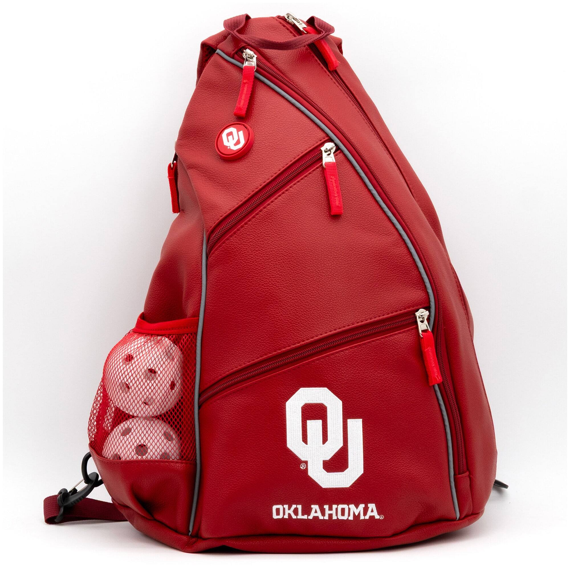 Alt View 3. Team Golf - Oklahoma Sooners Embroidered Team Pickleball Backpack - Multicolor.