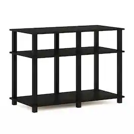 Furinno - Romain Turn-N-Tube TV Stand for TV up to 40 Inch - Espresso/Black