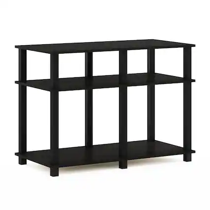 Front. Furinno - Romain Turn-N-Tube TV Stand for TV up to 40 Inch - Espresso/Black.