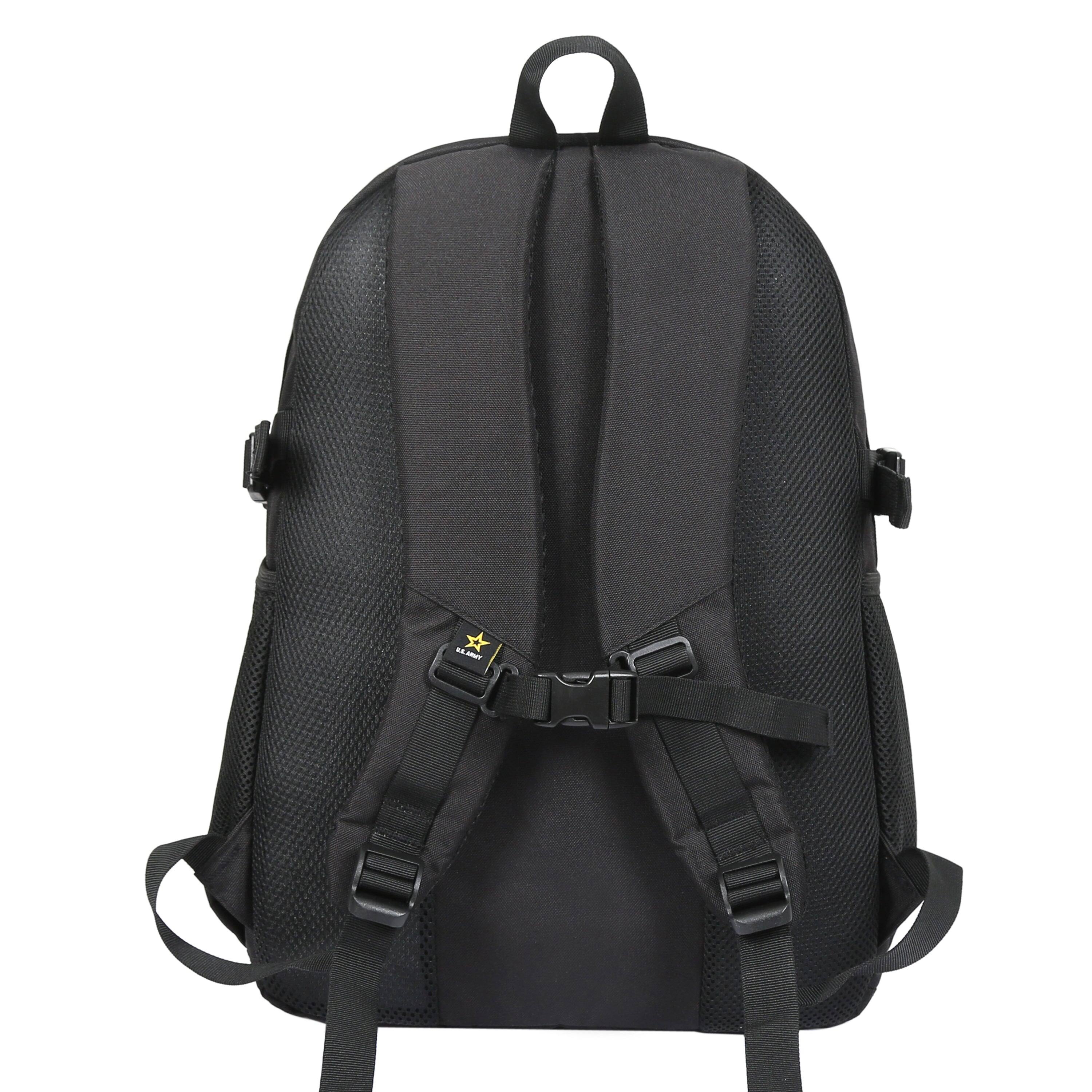 Angle. US Army - ZULU Tactical Laptop Backpack - BLACK.