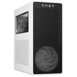 HP - Refurbished Excellent - OMEN 16L TG03-0200 Intel Ultra 5 225F 3.3 GHz 32GB DDR5 512GB SSD NVIDIA GeForce RTX 5050 Windows 11 Home Gaming Desktop - White