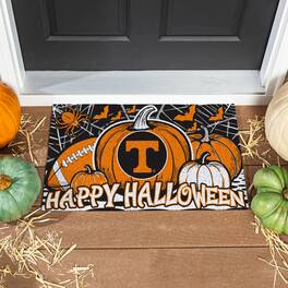 Evergreen Enterprises - Tennessee Volunteers 28" x 16" Happy Halloween Turf Door Mat - Multicolor