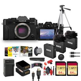 Fujifilm - X-T30 III Mirrorless Camera (Black)+ RODE Wireless GO Microphone + More