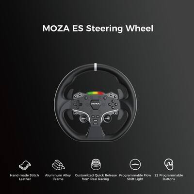 Moza Racing R5 Racing Simulator Wheel and Pedal Bundle for PC Moza Racing R5 Racing Simulator Wheel and Pedal Bundle for PC