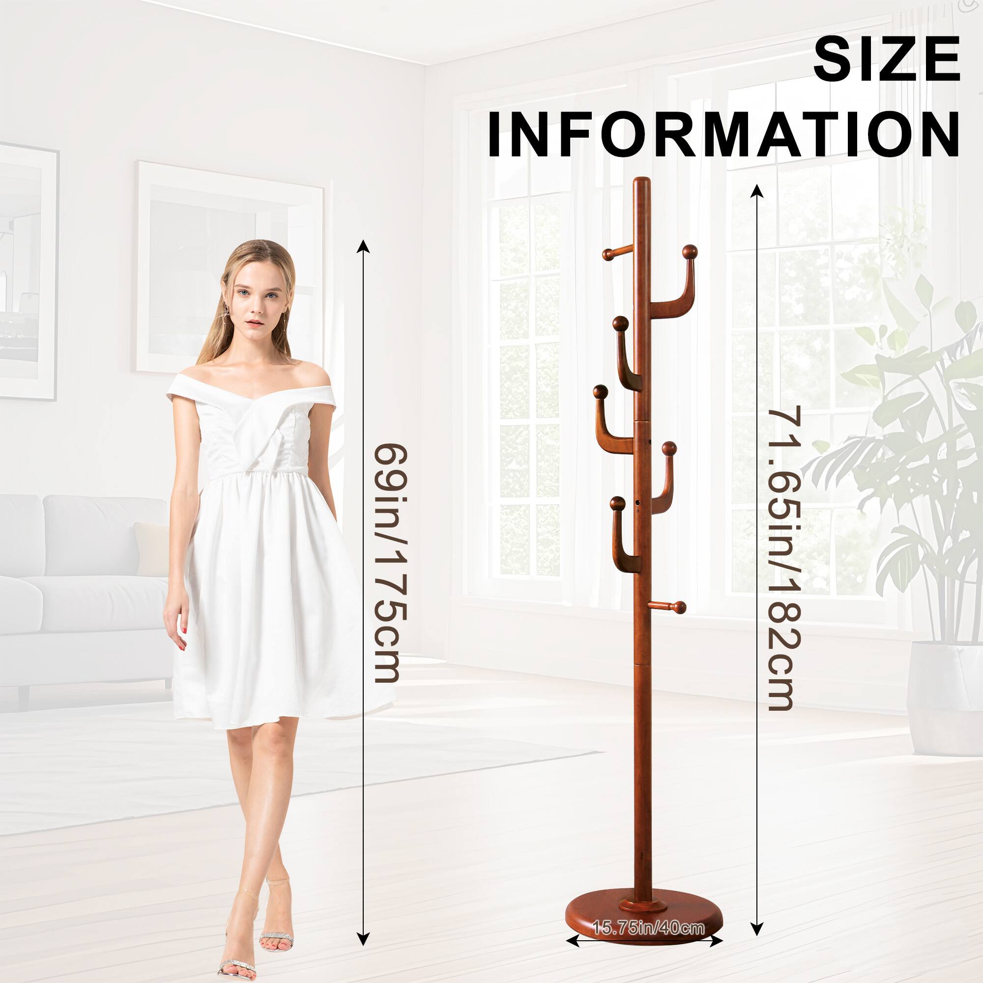 C SIZE INFORMATION  
69in/175cm  
71.65in/182cm  
71.82cm  
15.75in/40cm