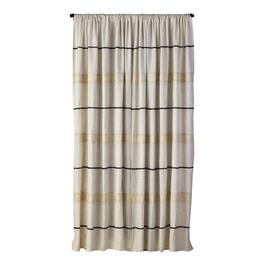 SKL Home - Subtle Stripe Tier Pair Window Curtain 2 Piece Set - 52" x 63" - Linen