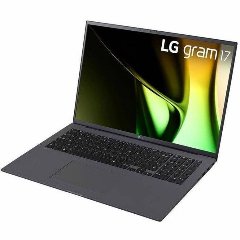 Alt View 7. LG - LG gram 17Z90S-V.APC8U1 17" Notebook - WQXGA - 60 Hz - Intel Core Ultra 7 1st Gen 155H - 32 GB - 1 TB PCI Express NVMe - Gray.