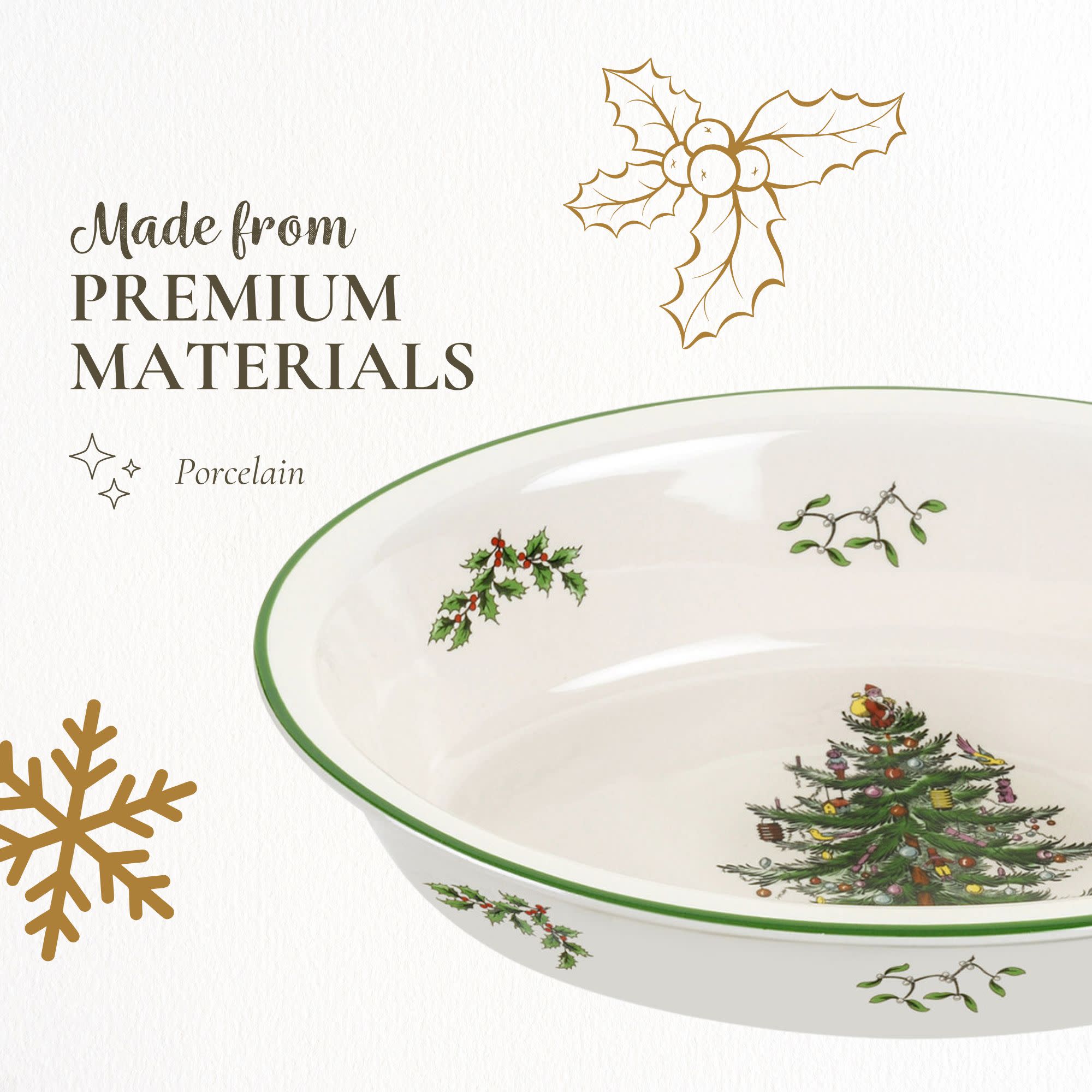 Made from PREMIUM MATERIALS  
Porcelain