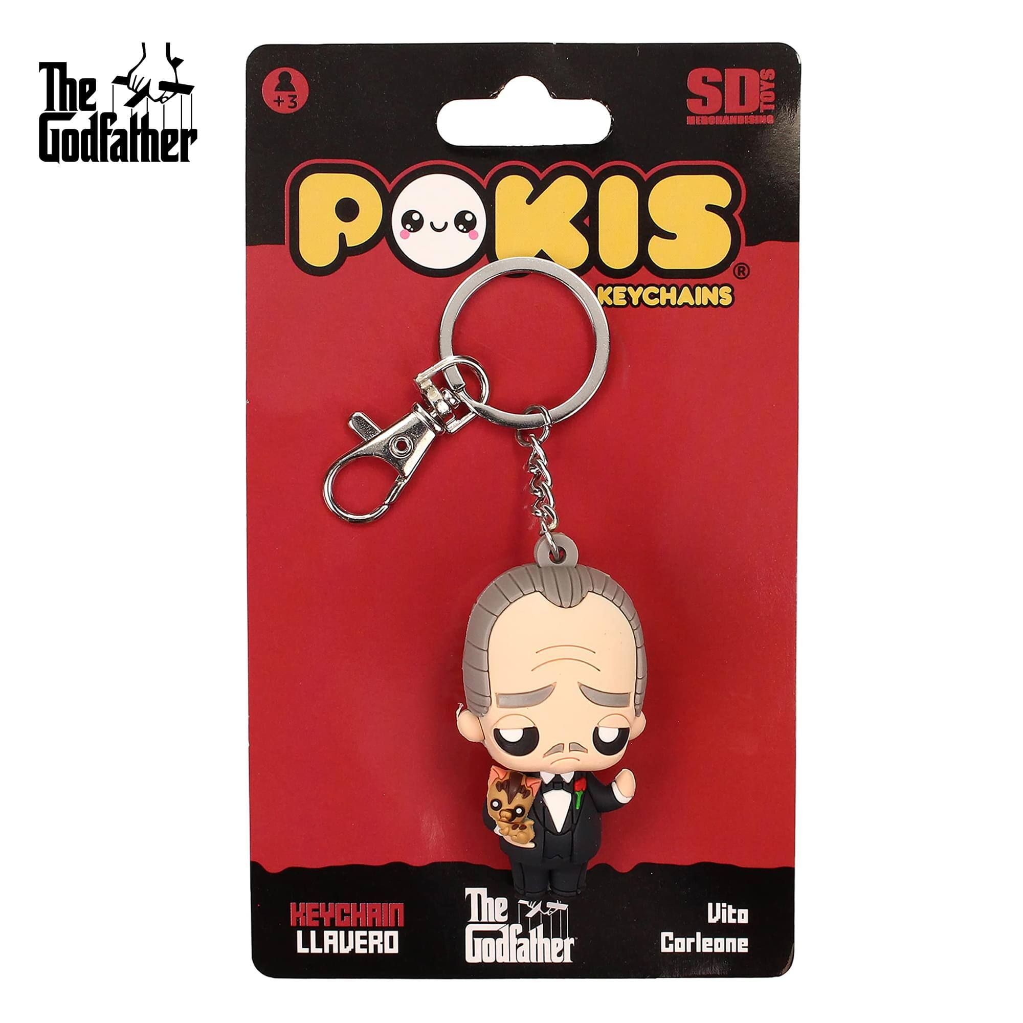 The +3 SD TOYS - POKIS KEYCHAINS The Godfather Vito Corleone