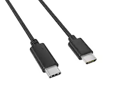 Front. Cable Leader - USB 2.0 USB-C to Micro-USB Cable, 480Mbps Charge and Sync for Phone, Controller, E-Reader - Black.