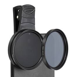 Unique Bargains - 52mm Phone Camera Lens, Clip-On ND8 Filter Circular Polarizing for Smartphones & DSLR