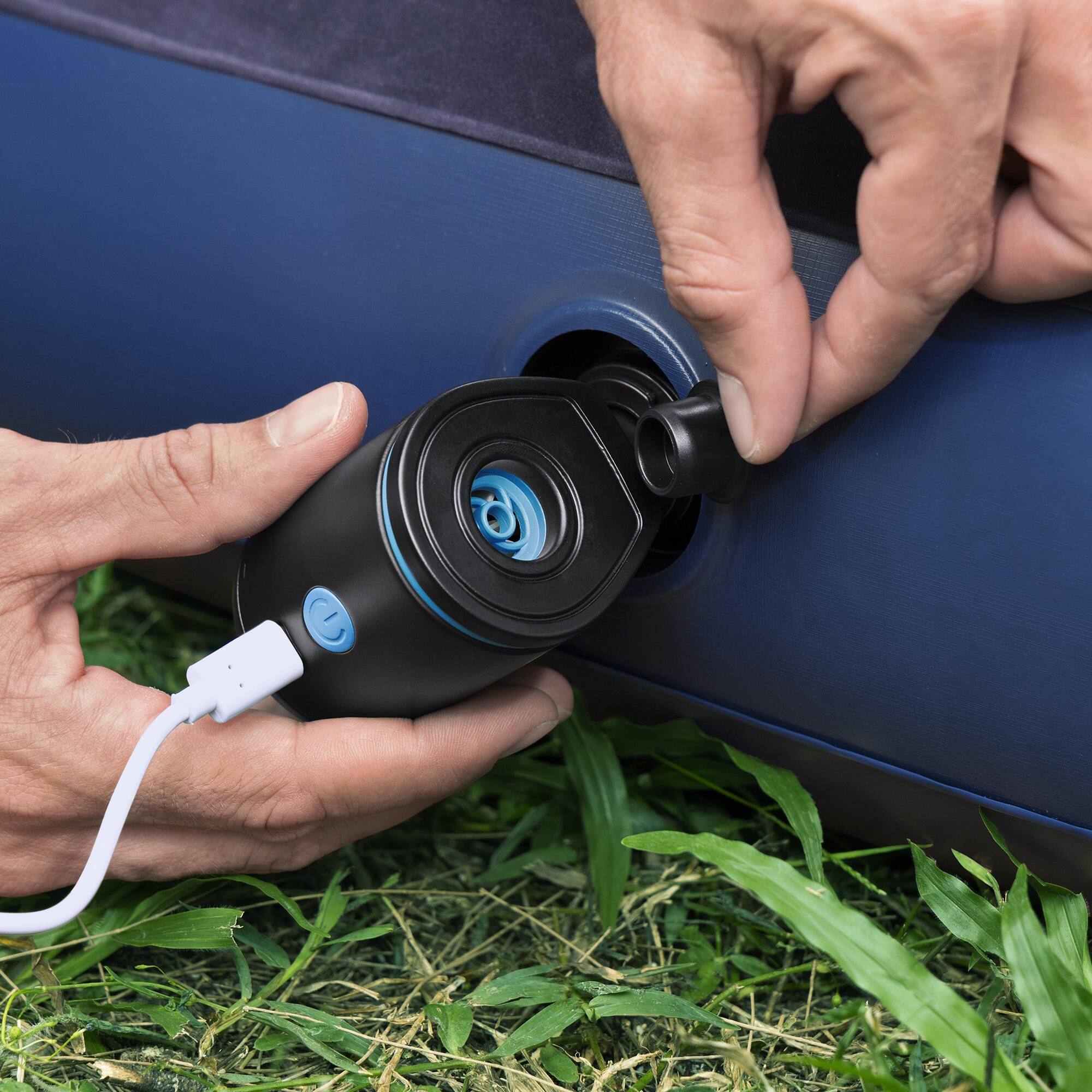 Alt View 7. Bestway - Powertouch: Pocket USB Electric Air Pump - Black.