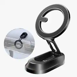 Neewer - Dual-Sided Magnetic Phone Holder for Car & Gym, MagSafe Compatible - Black