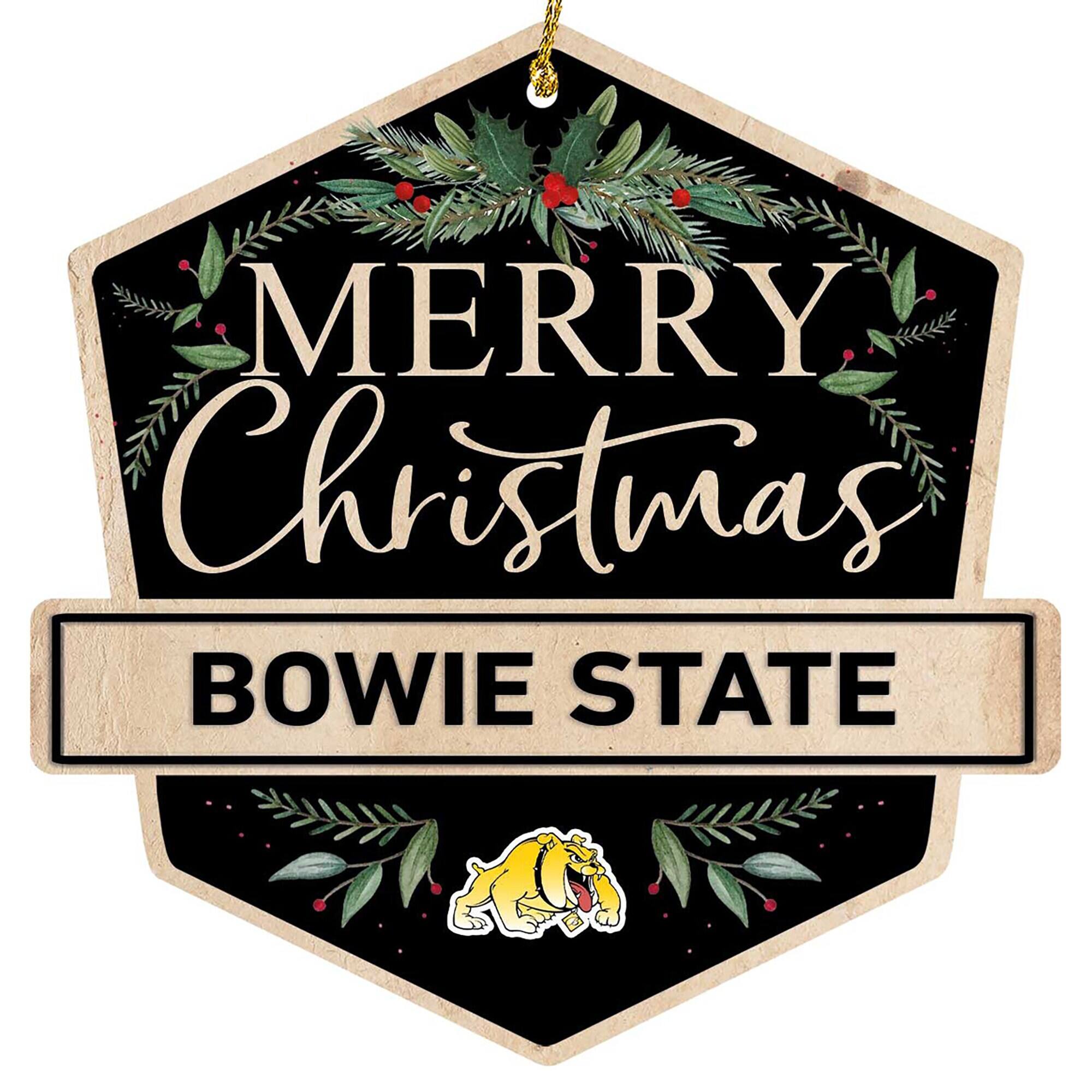 MERRY Christmas  
BOWIE STATE