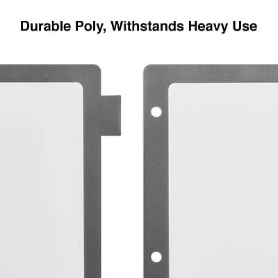 Staples Better Print & Apply Label Plastic Divider, 8 Tabs, 1 Set ...