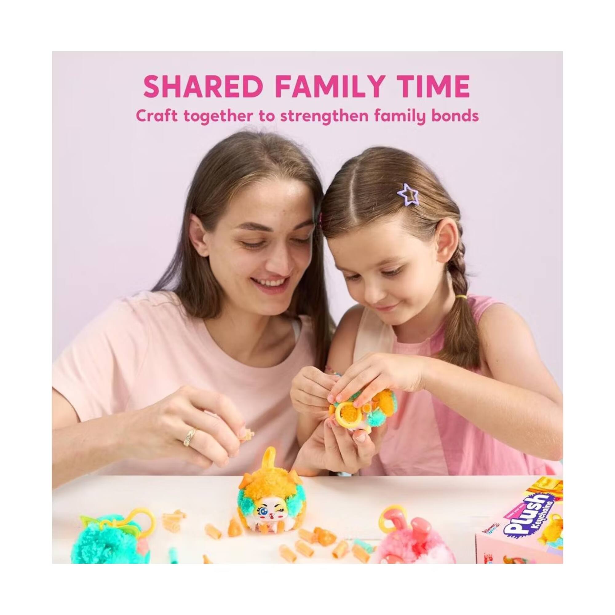 SHARED FAMILY TIME  
Craft together to strengthen family bonds