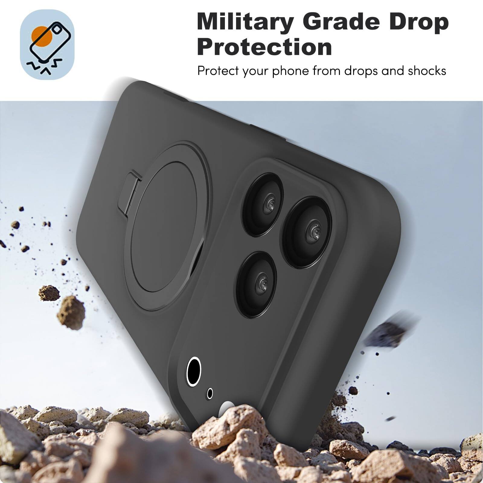 Military Grade Drop Protection  
Protect your phone from drops and shocks