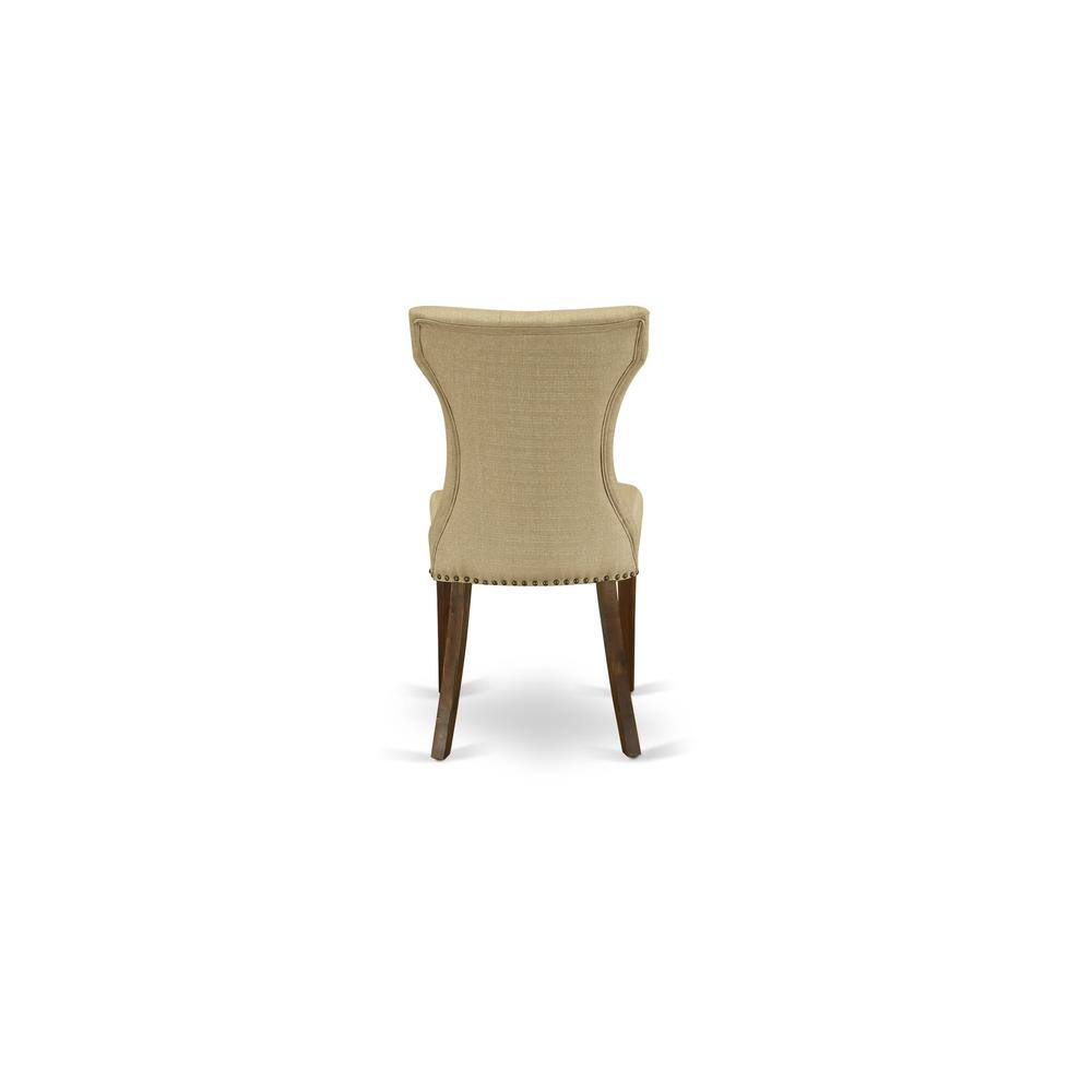 Alt View 6. East West Furniture - 5 Piece Dining Table Set Contains a Rectangle Dining Room Table - Brown.