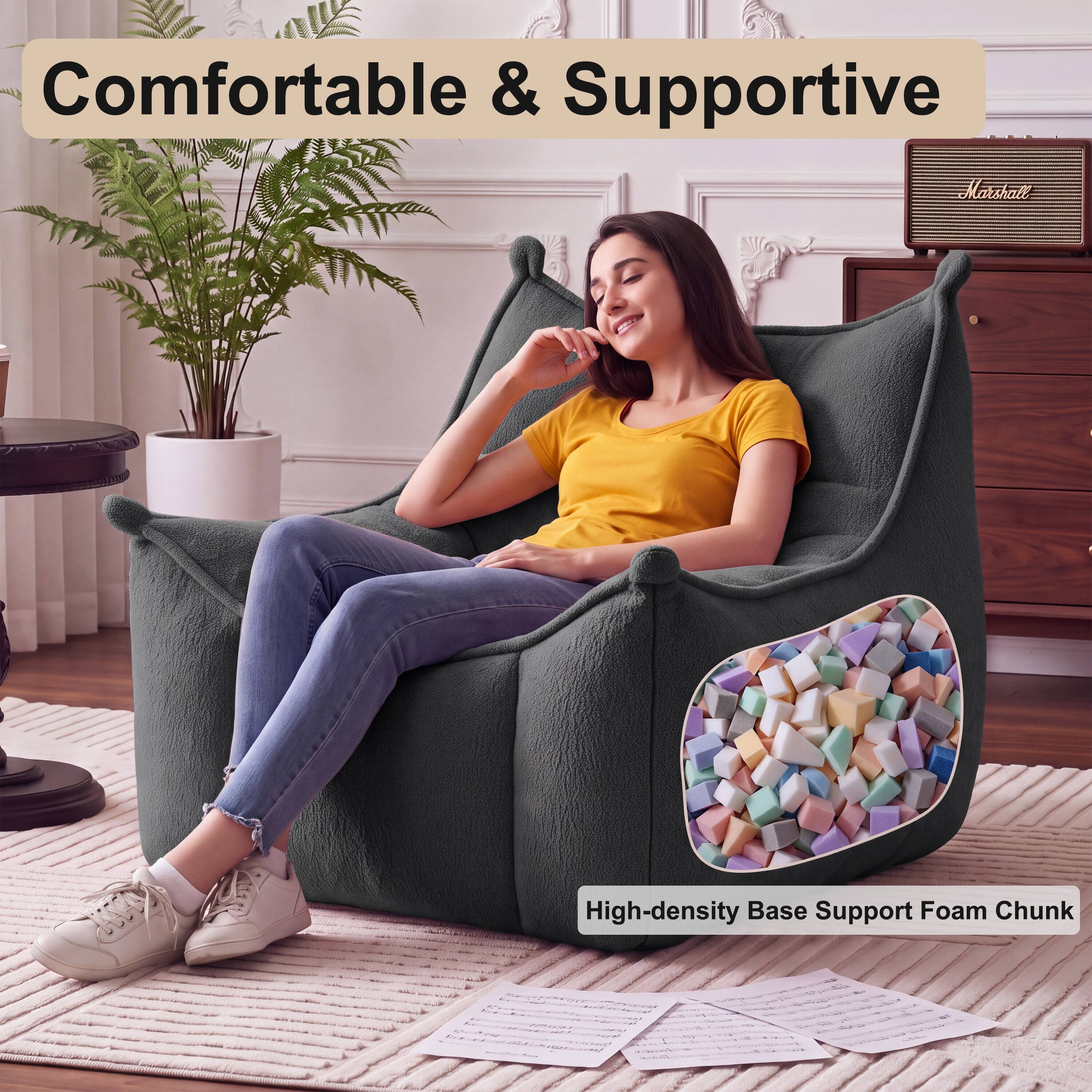 Comfortable & Supportive

Marshall

High-density Base Support Foam Chunk