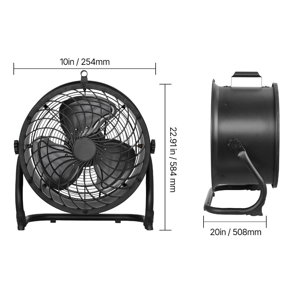 10in / 254mm  
22.91 in / 584 mm  
20in / 508mm
