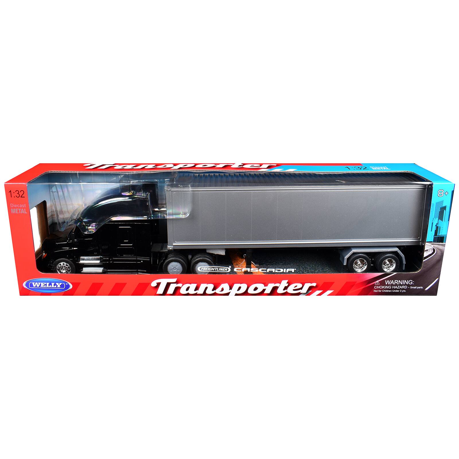 Transporter 122 CEETEL 1:32 Diecast METAL 8 WELLY TREONTUNO P CASCADIA 11 WARNING: Transporter, - CHOKING HAZARD - Small parts. Not for children under 3 years.