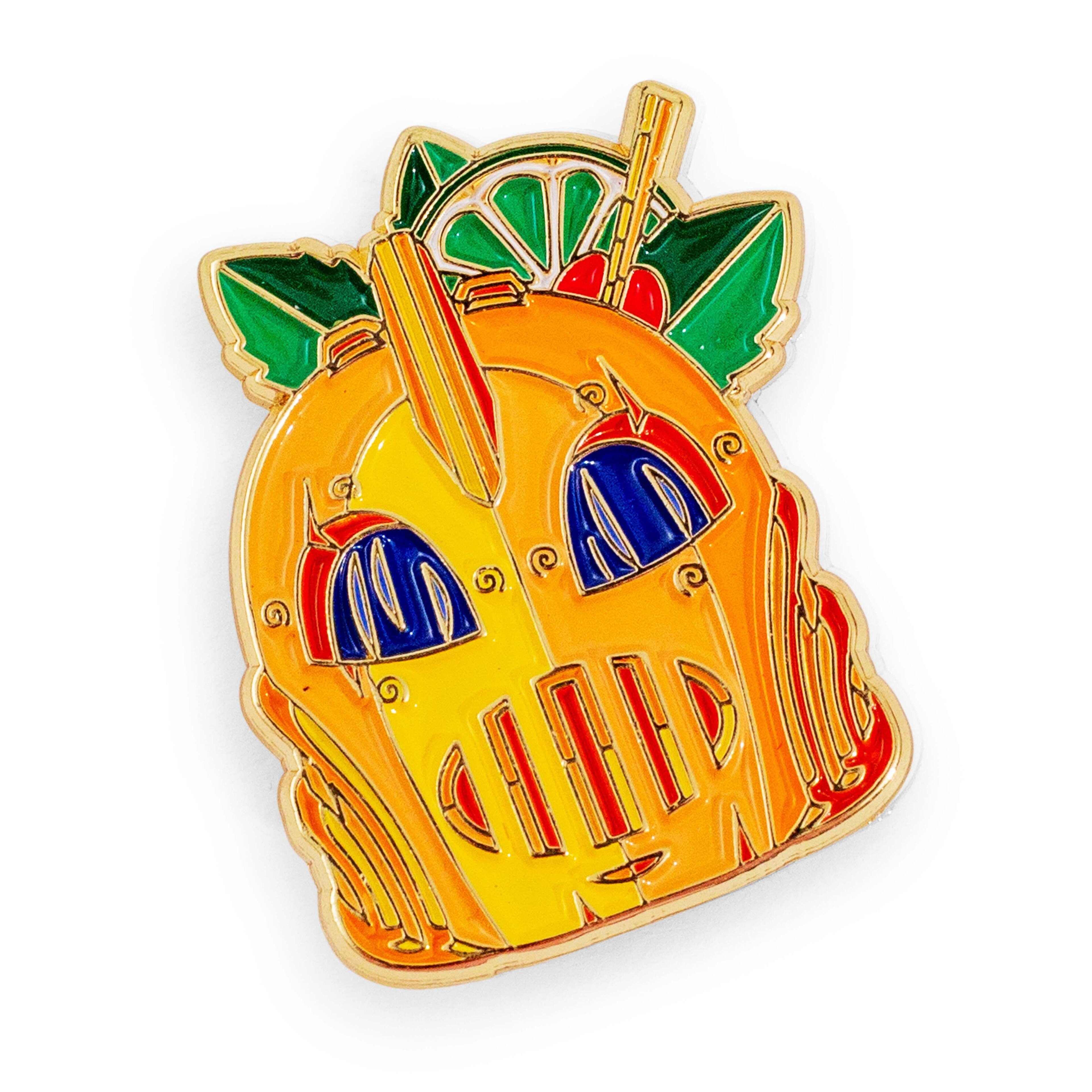 Front. Disney - Disney The Rocketeer Bulldog Bungalow Enamel Pin - Brown.