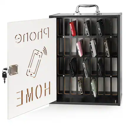 The text on the image reads:
"Phone
Home"