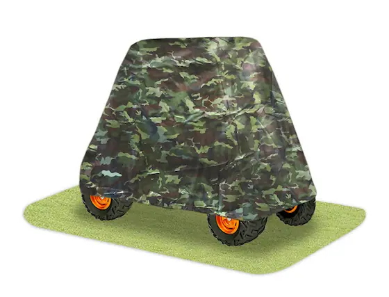 Front. Pyle - Pyle Universal UTV Vehicle Protective Cover - Waterproof Outdoor Protection for Up to 110" Vehicles (PCVUTV13).