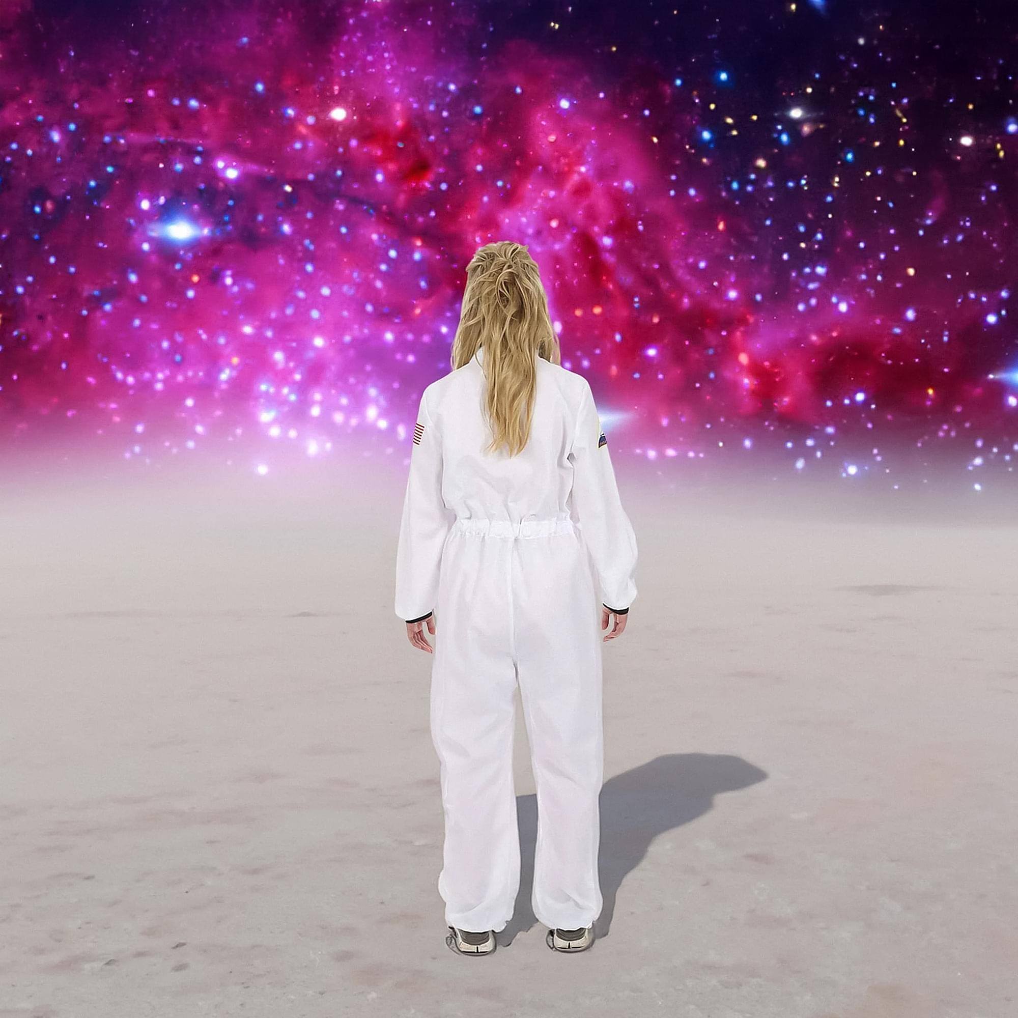 Alt View 3. Angels Costumes - Women's White Astronaut Costume - Small - White.