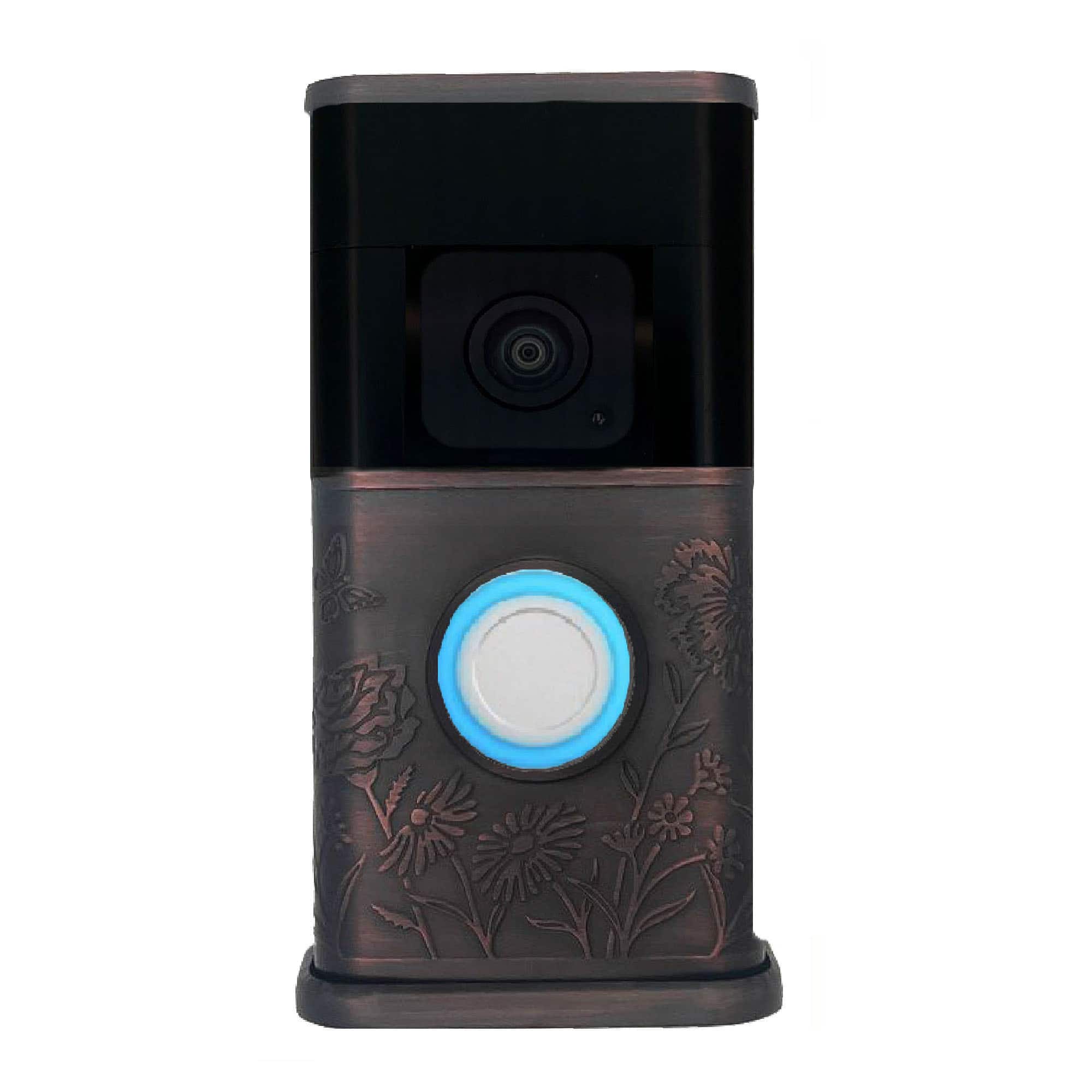 Michael Healy - Garden Video Doorbell Cover (Ring 3, 3 Plus, 4, Battery Plus and Battery Pro) - Oiled Bronze