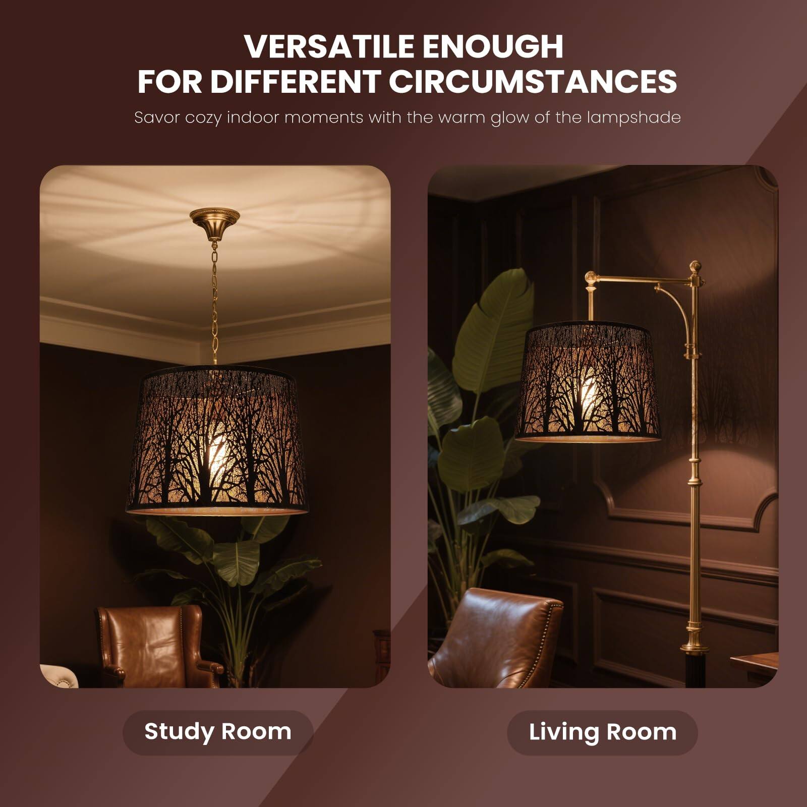 VERSATILE ENOUGH FOR DIFFERENT CIRCUMSTANCES

Savor cozy indoor moments with the warm glow of the lampshade

Study Room
Living Room